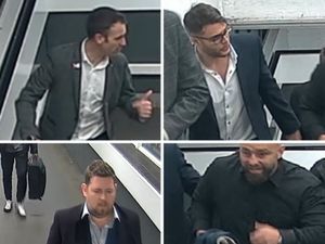 Supporting image for story: Photos of men police want to speak to after man was assaulted by group at Wolverhampton station