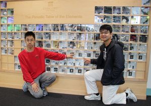 Photo caption:

Xingzhi (left) and Hayden on their successful return to Concord.
