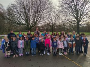 Councillor Chris Burden visited Genius Tuition, which provided a week of trips, arts and crafts along with fun food sessions at Warstones Primary School in Penn