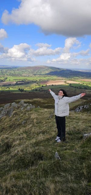 Tally at home in Shropshire