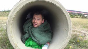 Will spent a week sleeping rough