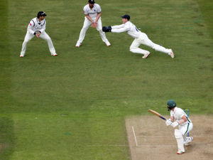 Supporting image for story: Warwickshire Bears keeper Burgess takes wicket in draw