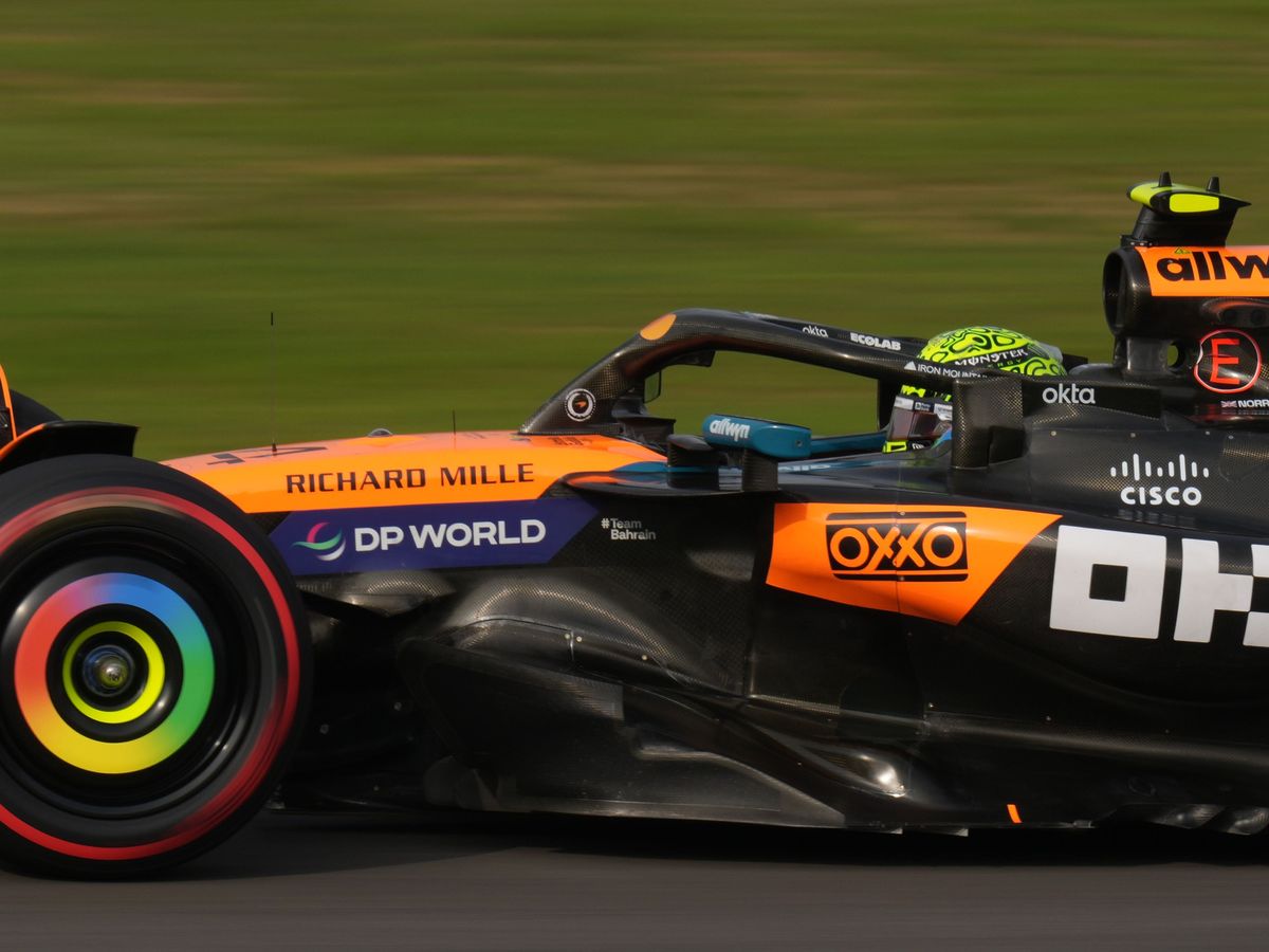 Lando Norris gets better of title rivals to land sprint pole in Brazil