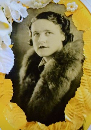 Sallie Ward pictured in her younger days 