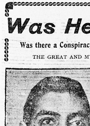 After his release George set out to clear his name.