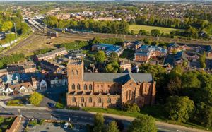 Shrewsbury Abbey is just one location to visit 