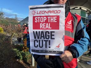 Supporting image for story: Thousands of Leonardo staff walk out in dispute over pay