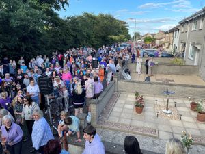 Supporting image for story: Hundreds attend vigil in memory of Sarah Montgomery