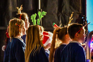 The Oswestry lights switch-on. Photo: Graham Mitchell