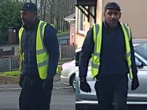 Supporting image for story: CCTV image released after gold and cash stolen in Dudley burglary  