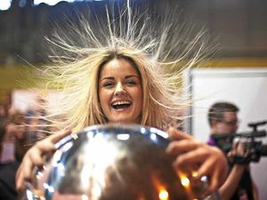 Supporting image for story: Hair-raising thrills at science fair