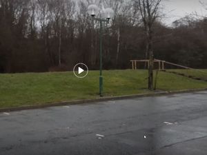 Supporting image for story: Video shows dark skies and heavy rain as band of heavy showers passes over Shropshire