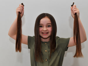 Supporting image for story: Schoolgirl shows she's a cut above after raising more than £1,000