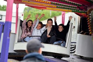 The rides at Bridgnorth Carnival
