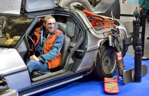 Back to the Future Dolorean car