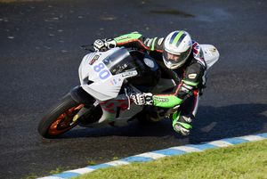 Furber toiled in the wet weather again during a road racing campaign plagued by bad weather. Picture: ottpix@btinternet.com 