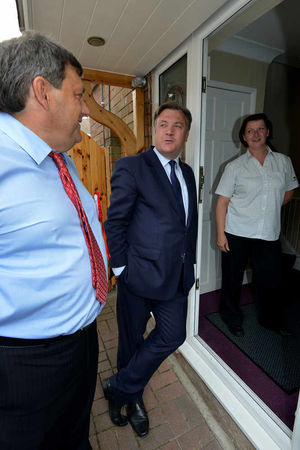 Meeting with resident Janet Mullen