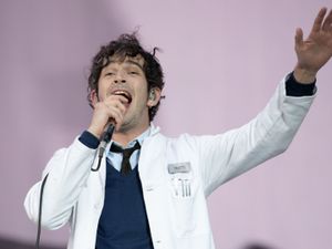 Supporting image for story: The 1975’s Matty Healy sparks speculation he is engaged to model Gabbriette