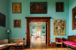 The doorway to the ballroom