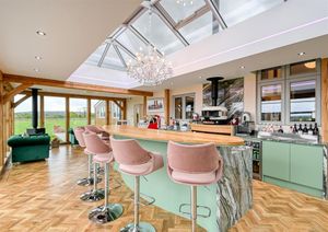 Inside The Old Village Hall in Stanlow near Pattingham. Picture: Berriman Eaton/Rightmove.