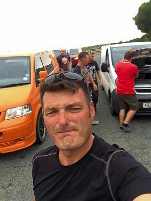 Motoring woes for Hughes' squad.