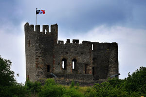  Dudley Castle proudly flying the Black Country flag                                                                                                                                                                                                                                                                                                                                                             