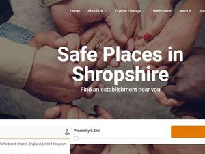 Supporting image for story: Community charity Safe Places Shropshire launches new website
