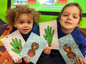 Supporting image for story: Nursery school Christmas cards spreading joy to elderly