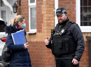 Officers from the Operational Support Unit were at the scene