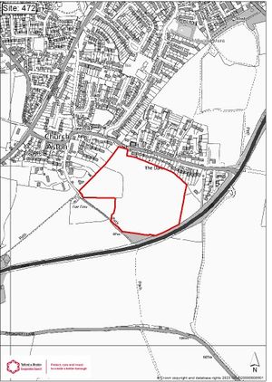 Site 472 as identified in the draft update to the Telford & Wrekin local plan. Picture: Telford & Wrekin Council