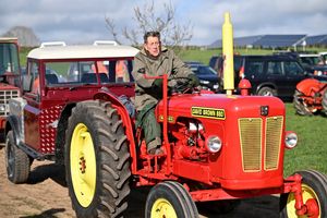 The tractor run gets underway