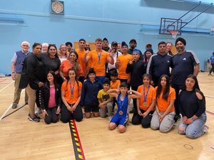 Joab Sneyd with Wolverhampton Wrestling Club colleagues