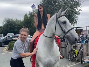 Supporting image for story: Ludlow's Lady Godiva smashes fundraising target in memory of her mum 