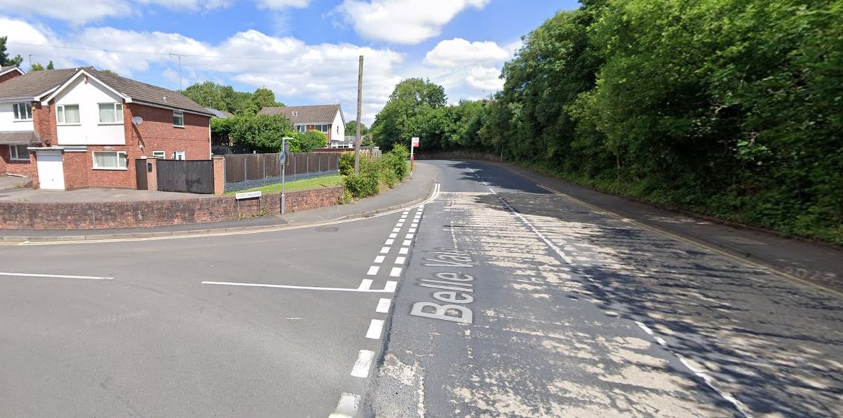 Car left on roof and road shut after three-vehicle crash in Halesowen