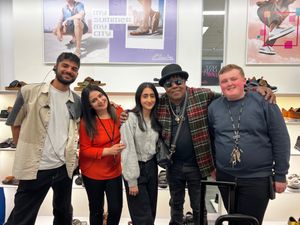 Supporting image for story: Star Tito Jackson makes flying visit to his beloved Wolverhampton 