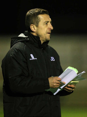 John Brady, manager of Brackley Town.