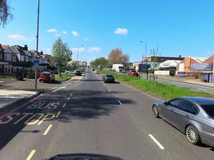 Walsall Road, Perry Bar, near to where the incident happened