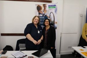 Debbie from Severn Trent and Shabana Mahmood MP