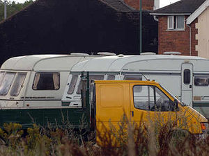 Supporting image for story: Travellers leave Wolverhampton car park after legal threat