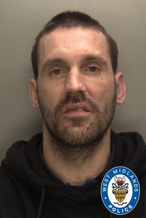 Adam WAlker, 37, from Walsall, is wanted on suspicion of harrasement 