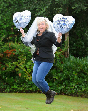 Becky Lees, from Chalfont Court, Cannock, who lost seven stone for her wedding