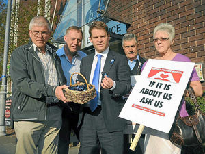 Supporting image for story: Court action threat on Stafford Hospital fight posters