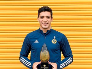 Supporting image for story: Wolves striker Raul Jimenez wins players' player of the season