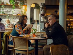 Supporting image for story: Ruth Jones seen with James Nesbitt in new pictures from Harlan Coben’s Run Away