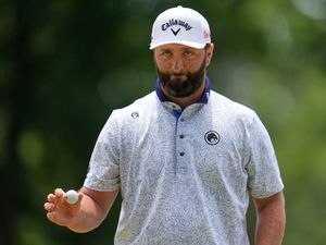 Jon Rahm in action at the PGA Championship