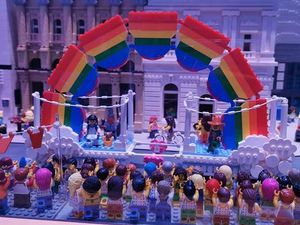 Supporting image for story: Pride celebrations recreated at Legoland Discovery Centre in Birmingham