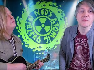Supporting image for story: Ned's Atomic Dustbin: Watch Jonn and Rat play trio of songs - with EXCLUSIVE rendition of number never before performed acoustically