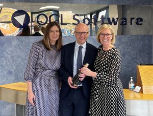 Pictured L to R Sharon Moreno (COO), Andrew Davies (CTO), Debbie Barton (CEO)