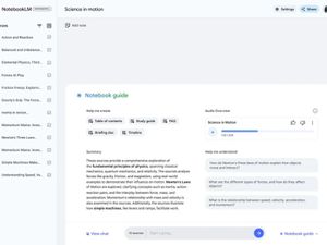 Supporting image for story: NotebookLM: How Google’s AI-powered note-taking app ‘took off’ by adding audio