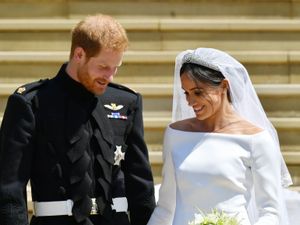Supporting image for story: Sussexes release clip about first dance at wedding ahead of final three episodes